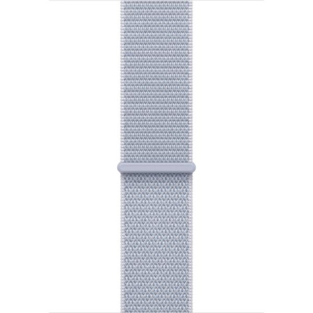 Apple Watch Series 10 46mm Aluminum Silver Case Blue Cloud Sport Loop